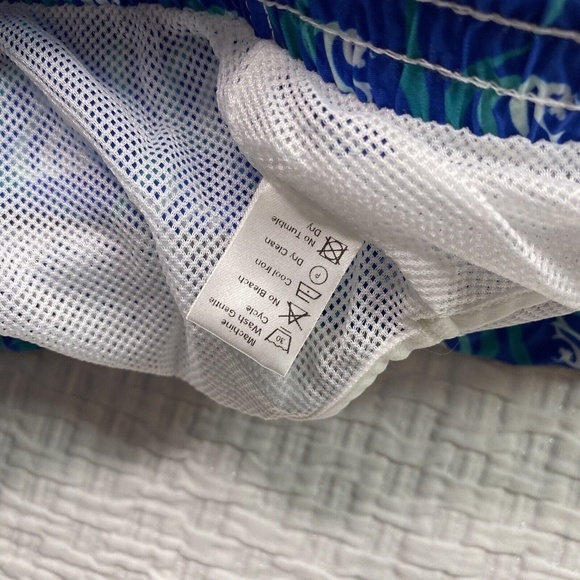 Le Sirenuse Positano Men’s Swim Trunks Sz 34 (3XL) Made In Italy Blue Lined - Picture 5 of 11